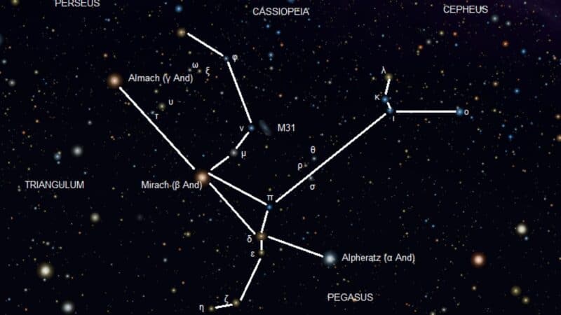 Constelación de Andrómeda