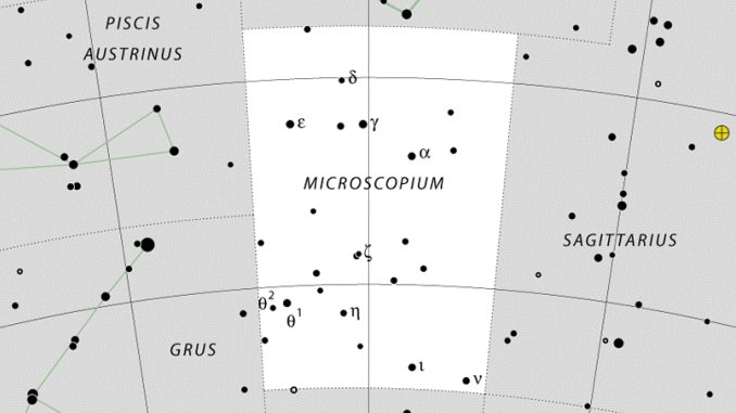 Constelación de Microscopium