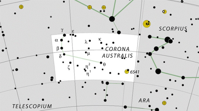 constelacion de corona australis